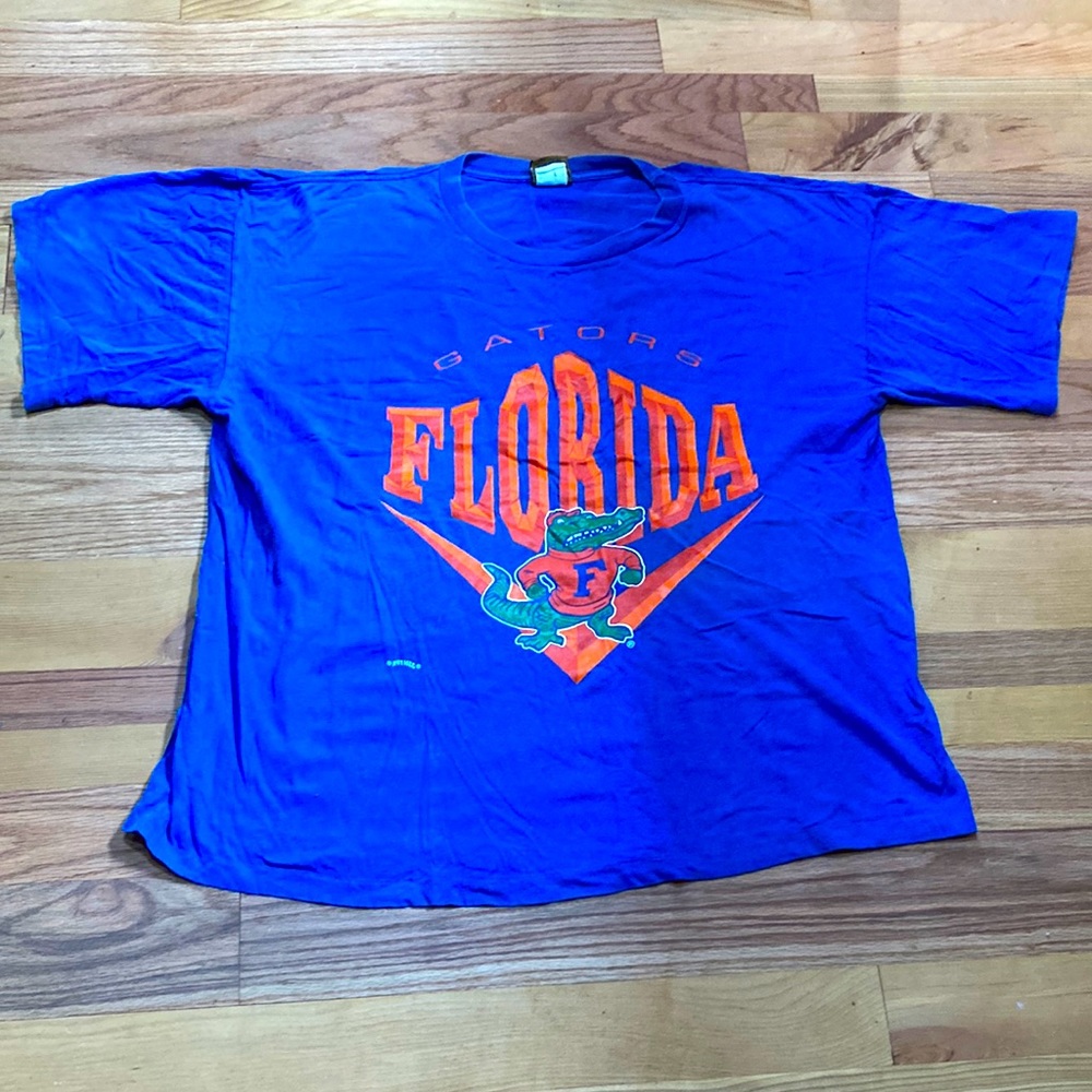Nutmeg Mills University of Florida Gator Team Shirt, 100% Cotton, Size XL Great